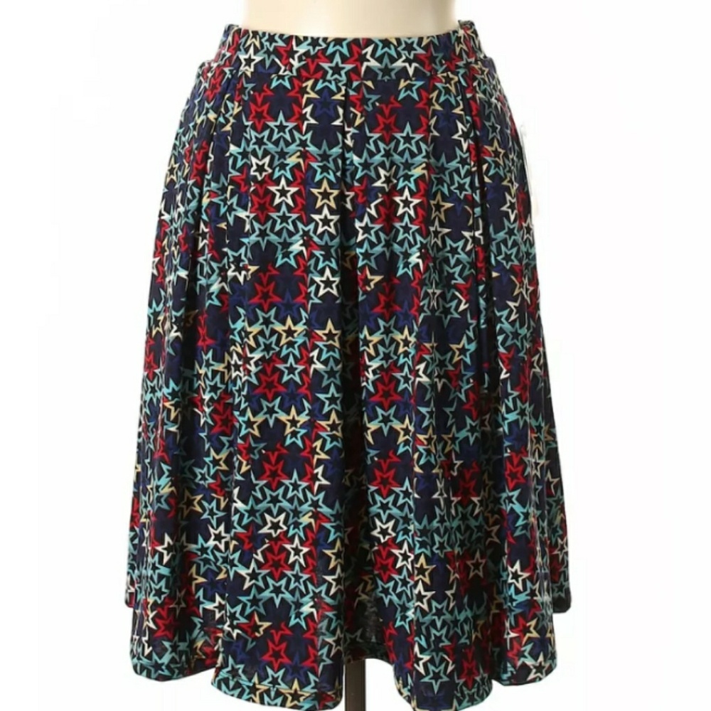 NWT Lularoe Madison Star Print Skirt